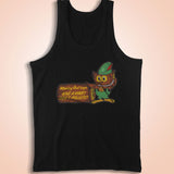 Woodsy Owl Give A Hoot Dont Pollute Camping United States Forest Service Protect The Environment Men'S Tank Top