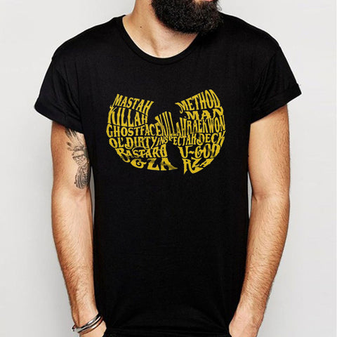 Wu Tang Clan Members Typography T Shirt Men'S T Shirt