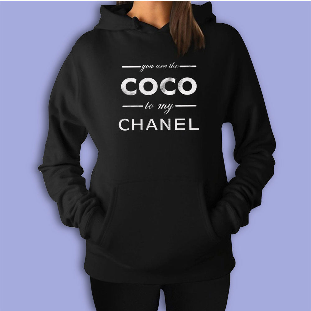 COCO WORDS CLOUD White Hoodie – Ironic Lux