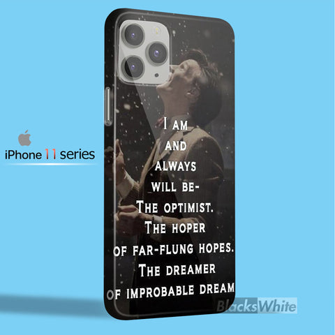 doctor who tardis quote   iPhone 11 Case