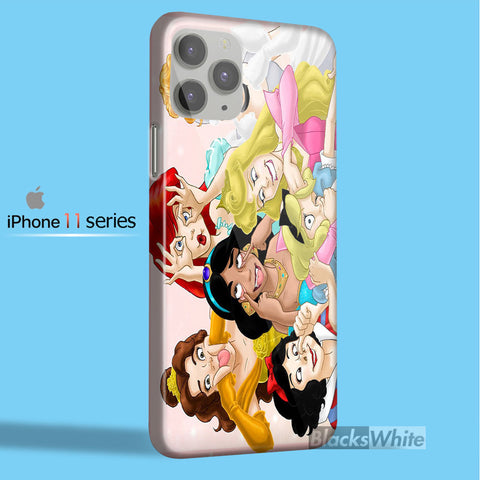 funny face disney princess Collage   iPhone 11 Case
