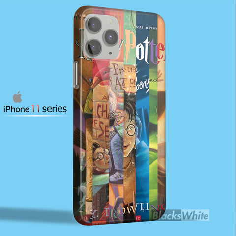 harry potter all novel cover   iPhone 11 Case