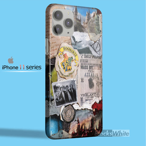 harry potter collage art   iPhone 11 Case