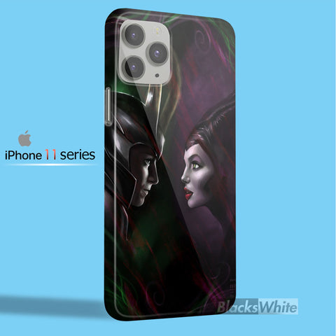 loki and maleficent love   iPhone 11 Case