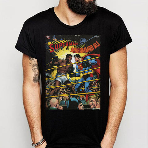 Muhammad Ali The Greatest Vs Superman Men'S T Shirt