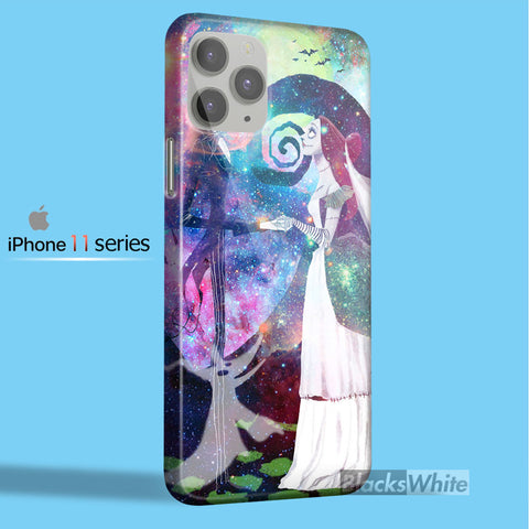 nightmare before christmas marry in galaxy   iPhone 11 Case