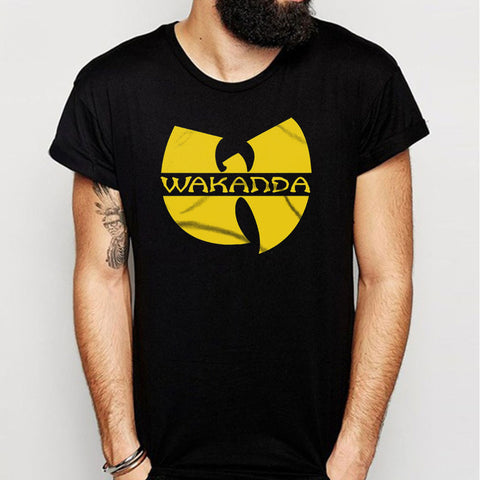 Wakanda Yellow Logo Men'S T Shirt