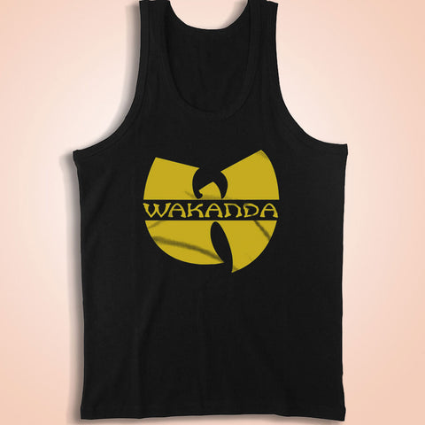 Wakanda Yellow Logo Men'S Tank Top